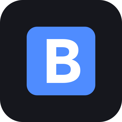 Boggle's white B on a blue letter tile
